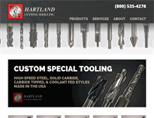 Tablet Screenshot of hartlandtool.com